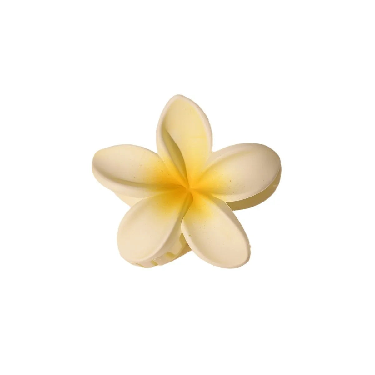 Fashion Colorful Frosted Flower Hair Claws Clip Hawaiian Gradient Hairpin Vacation Beach Ponytail Clip Barrette Hair Accessories